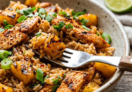 Honey Lime Chicken Fire Bowl