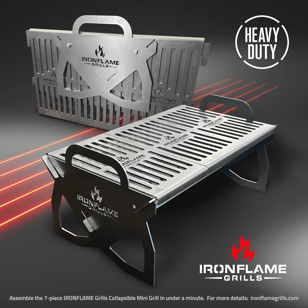 IRONFLAME Grills Collapsible Mini Grill