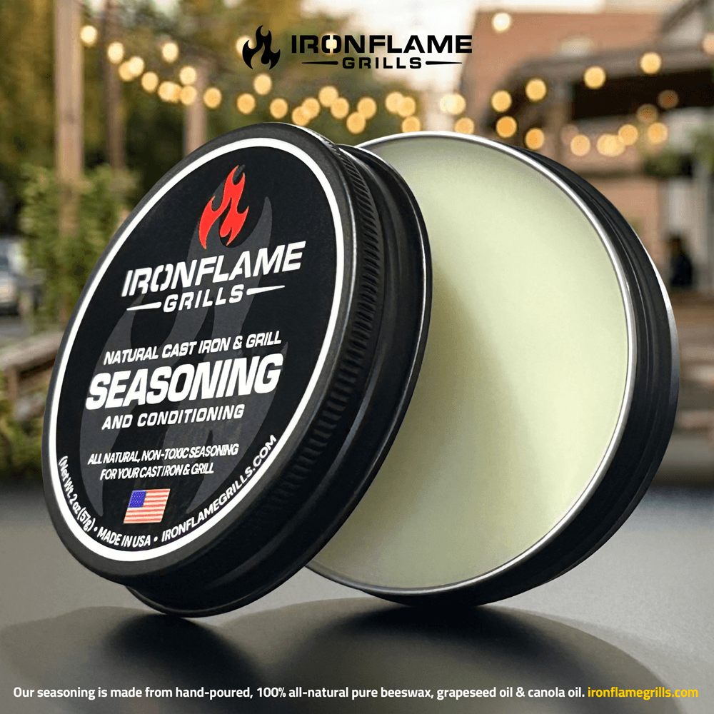 IRONFLAME Grills Natural Cast Iron & Grill Seasoning